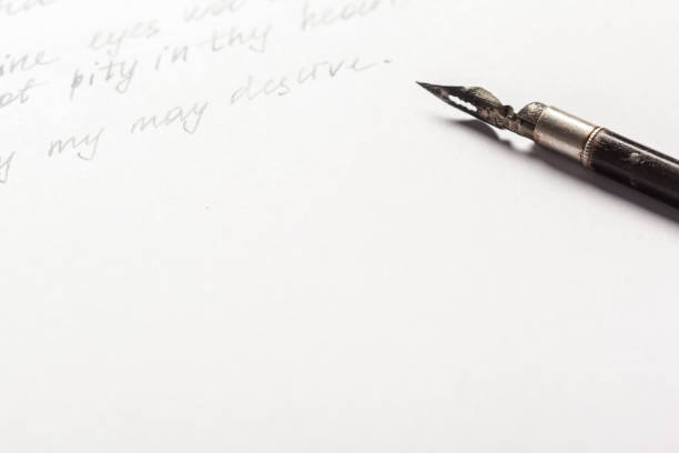 istock Antique fountain pen writing 1028131722