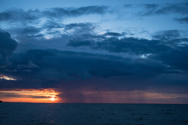 istock Sunset at the sea. 1028135348