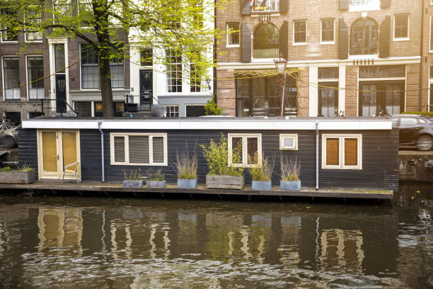 istock Traditional old buildings in Amsterdam 1028143960