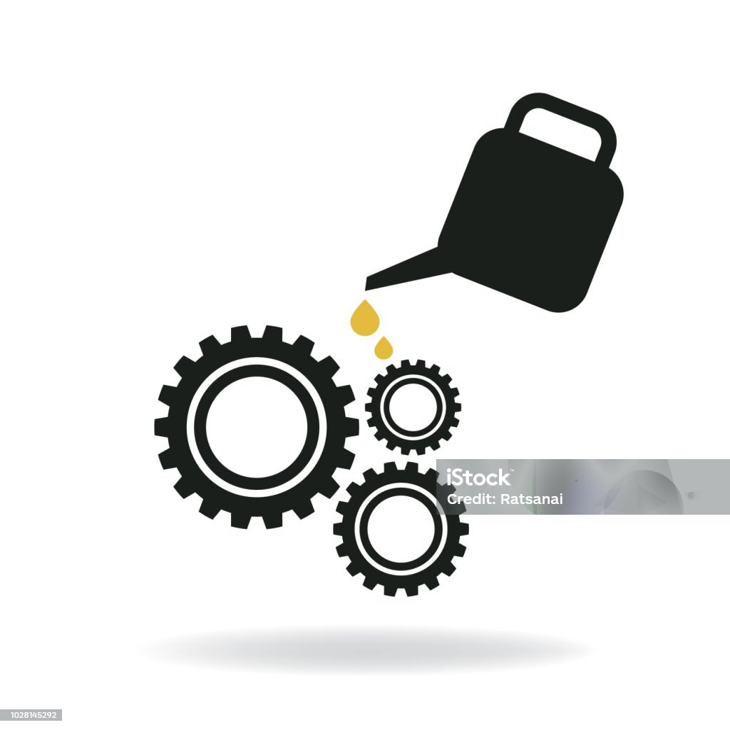 motor yağı - Royalty-free Yağlama Vector Art