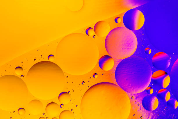 istock Abstract background with colorful gradient colors. Oil drops in water abstract psychedelic pattern image. 1028147768