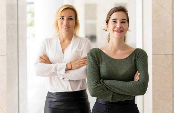 istock Successful team of two young business professionals 1028150856