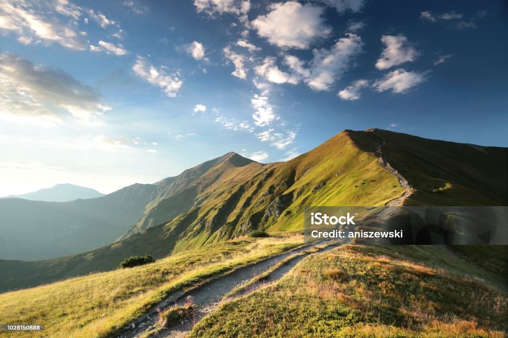 Test zum Gipfel im Tatra-Gebirge - Lizenzfrei Berg Stock-Foto