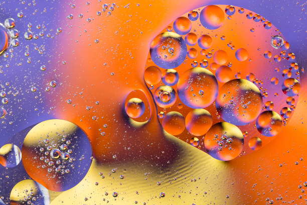 istock Scientific image of cell membrane. Macro up of liquid substances. Abstract molecule atom sctructure. Water bubbles. Macro shot of air or molecule. Biology, phycics or chymistry abstract background. 1028151294