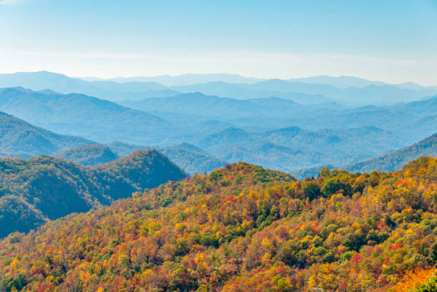 istock Smoky Mountain Panorama in Fall II 1028156432