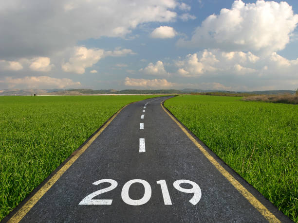 New year 2019 road start New year 2019 road start 2019 photos stock pictures, royalty-free photos & images