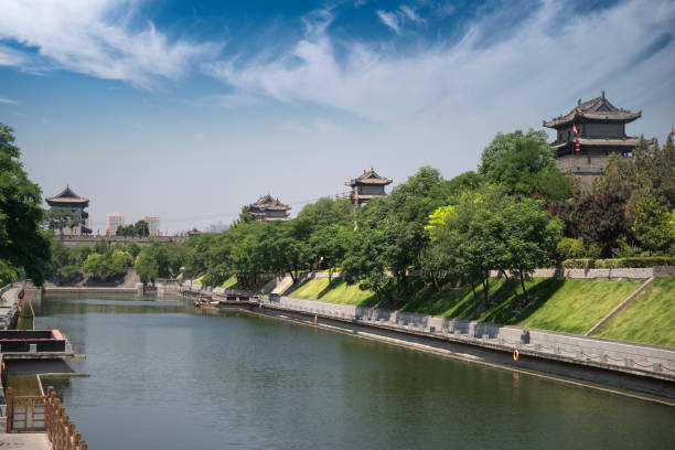 istock Xian city wall. 1028172090