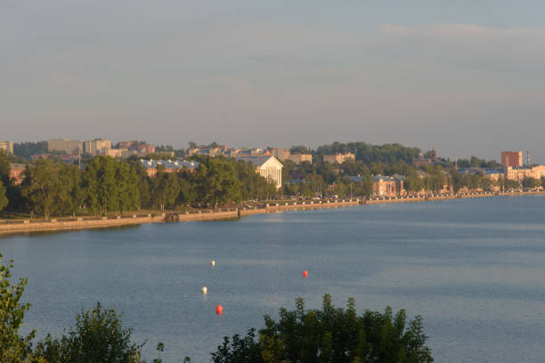 istock Votkinsk town with concert hall 1028180808