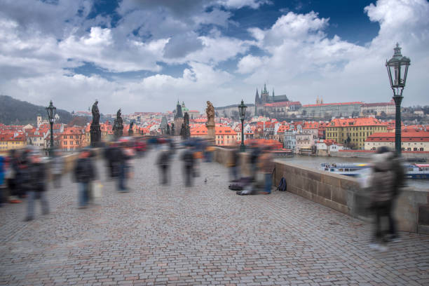 Prague - Charles bridge, Czech Republic. picturesque landscape