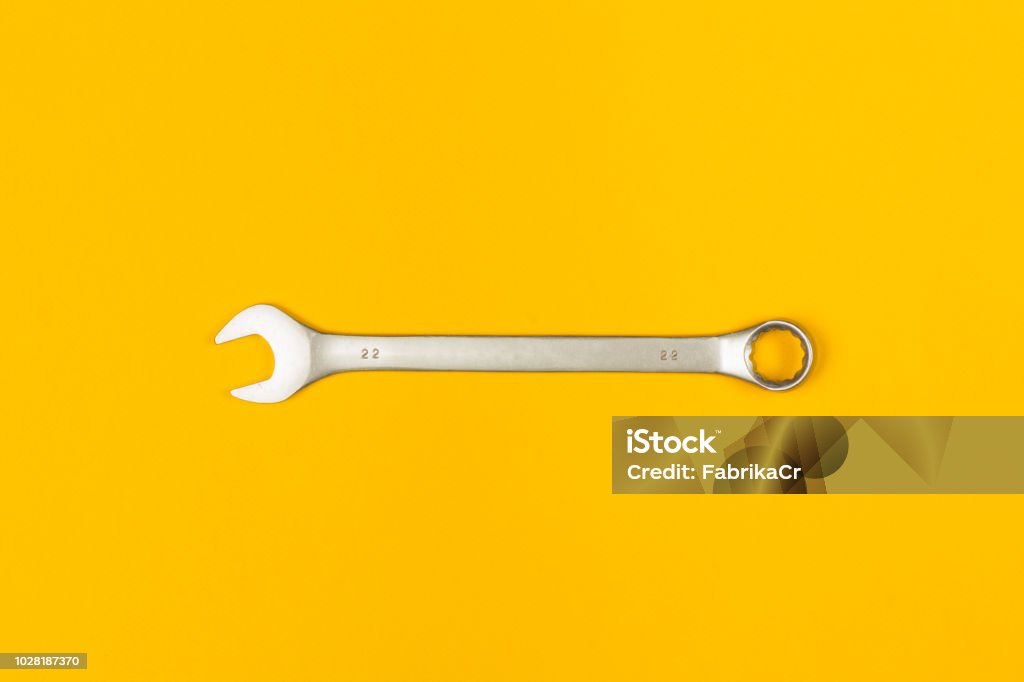 Spanner wrench hand tool Wrench Stock Photo