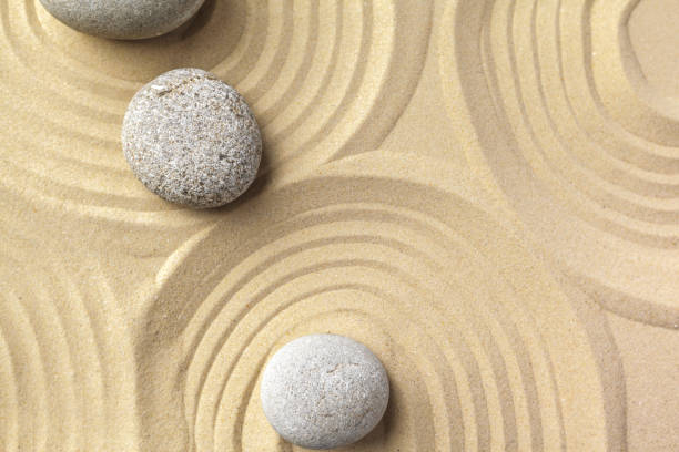 istock zen garden meditation stone background 1028187740