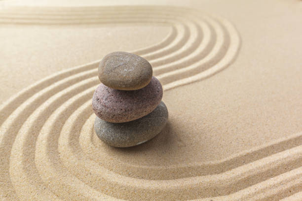 istock zen garden meditation stone background 1028188934