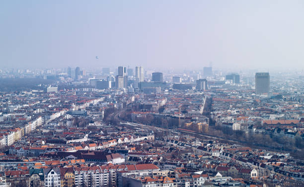 istock panorama of Berlin, on a hazy day 1028197512