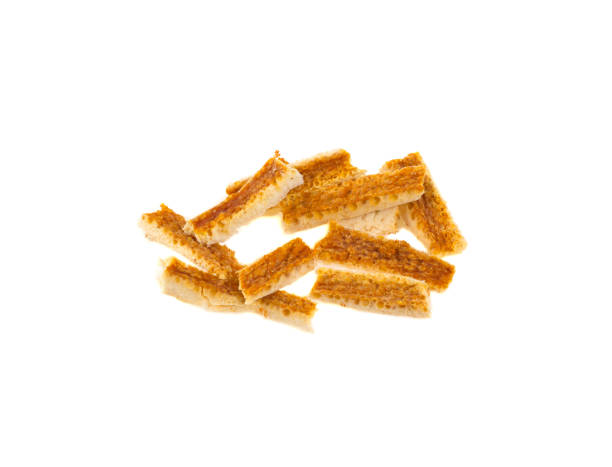 istock Dried orange peel on a white background 1028208136
