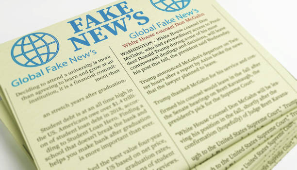 istock Fake News Paper On White 1028211006