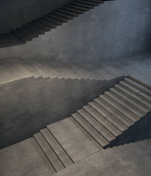 istock industrial modern concrete stairs space 1028211732