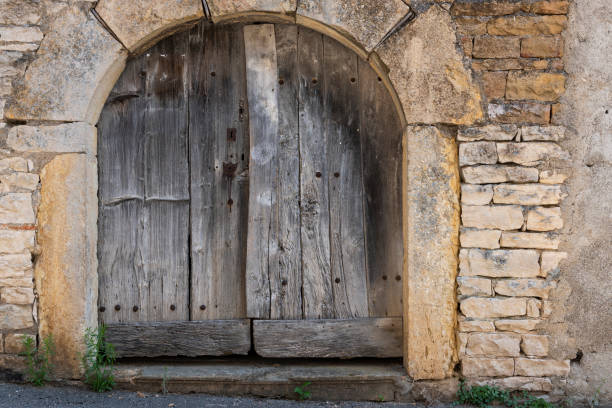 istock Old Wooden Door Morvan 1028212944