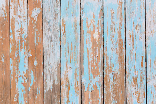 istock Blue pastel colored wood background. Wooden scratched abstract background. 1028216314
