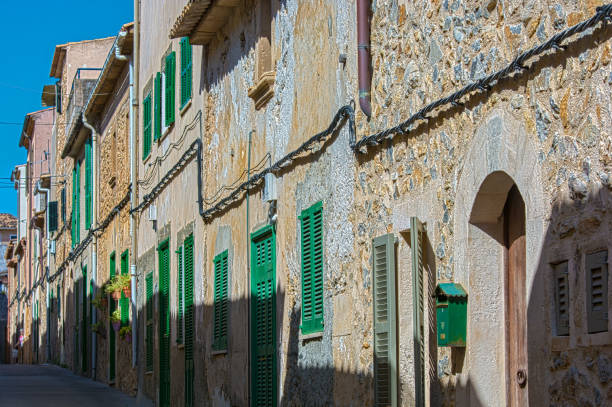 istock Romantic lane in the old town of Pollenca 1028238002