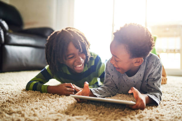 istock Watching our favorite cartoons online 1028238300