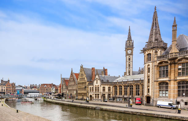 istock Ghent old town in summer , Belgium 1028238344