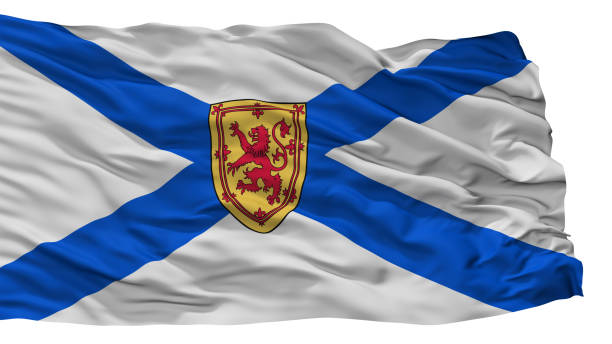 istock Nova Scotia City Flag, Canada, Isolated On White Background 1028249984