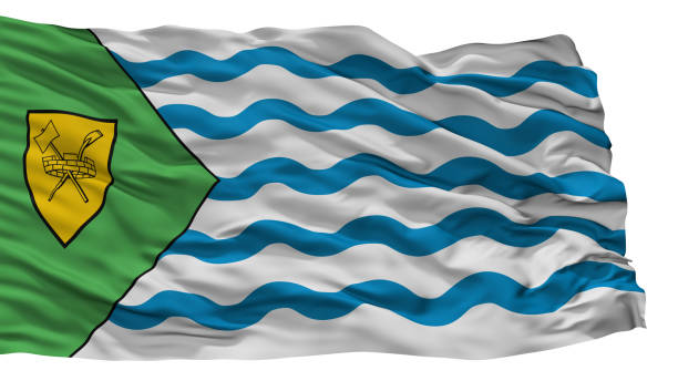 istock Vancouver City Flag, Canada, Isolated On White Background 1028251100