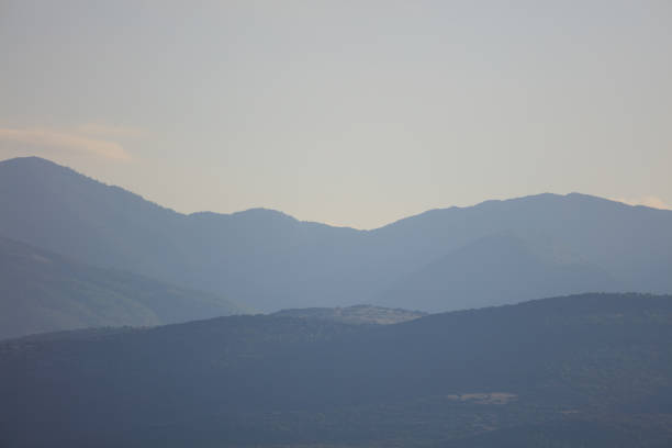 istock Silhouette of mountains 1028267616