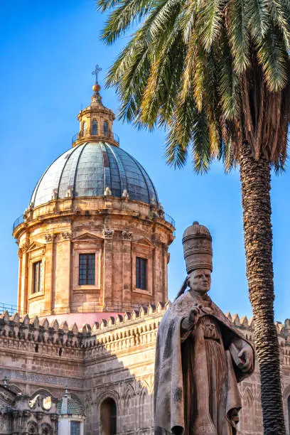 Photo of Palermo Cathedral, located at Palermo, Sicilia, Italy.