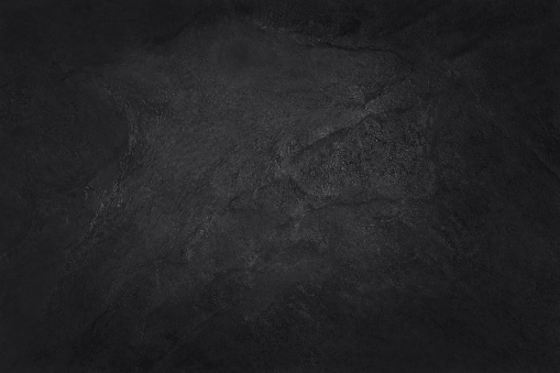 Textura pizarra negro gris oscurezca en el patrón natural de alta resolución de fondo y diseño de obras de arte. Pared de piedra negra. photo