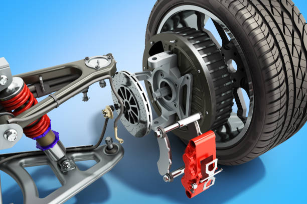 istock electric car cystem wheelbase with electric vehicle drive system and battery pack 3d render on blue 1028285014