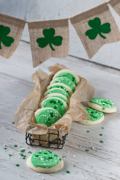 istock Saint Patrick's Day green cookies 1028285076