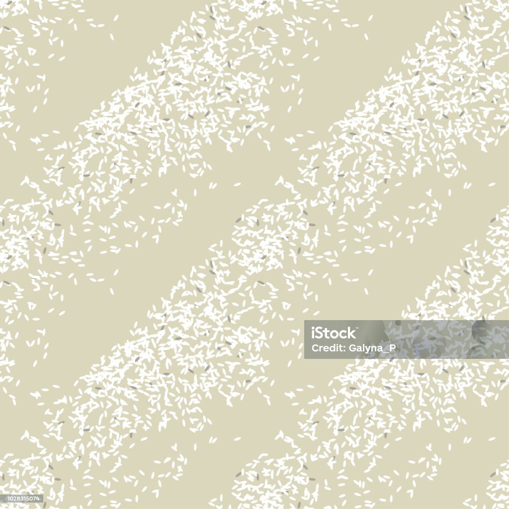 Background Modern Pattern Rice Seamless Pattern With Rice Texture Stock Illustration - Download Image ...