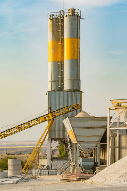istock Open pit mine for extraction of stone and other minerals 1028343234