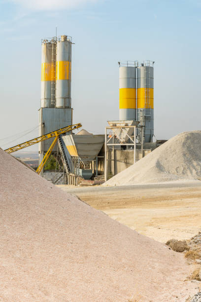 istock Open pit mine for extraction of stone and other minerals 1028343262