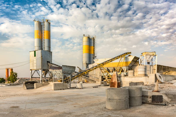 istock Open pit mine for extraction of stone and other minerals 1028343284