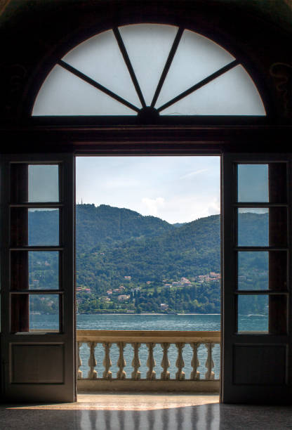 istock View through the terrace to the Lake. 1028344554