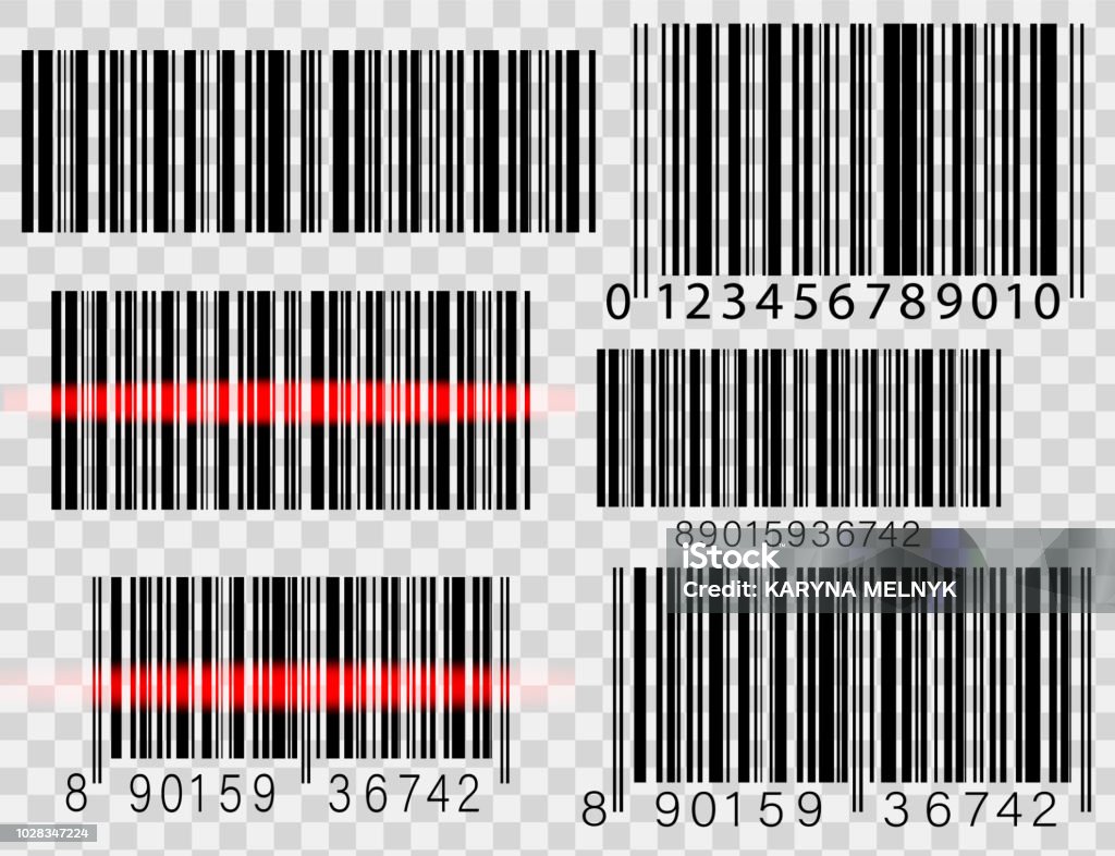 Set of barcodes isolated on white background Set of barcodes isolated on white background. Vector illustration. EPS10 Bar Code stock vector