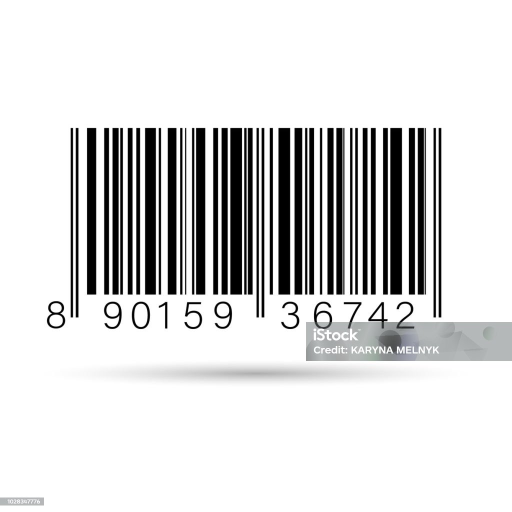 Bar Code Remove Background Barcode Isolated On Transparent Background Stock Illustration ...