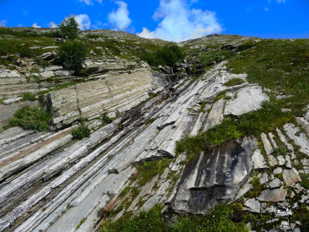 istock Structure of alpine rocks. Europe. Switzerland. 1028350674