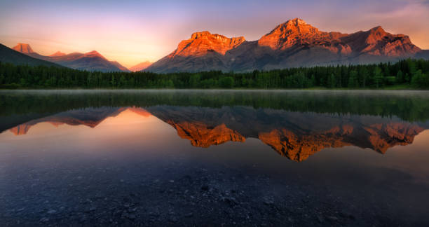 istock Wedge Pond Alpenglow, Kananaskis Contry, Canada 1028360984