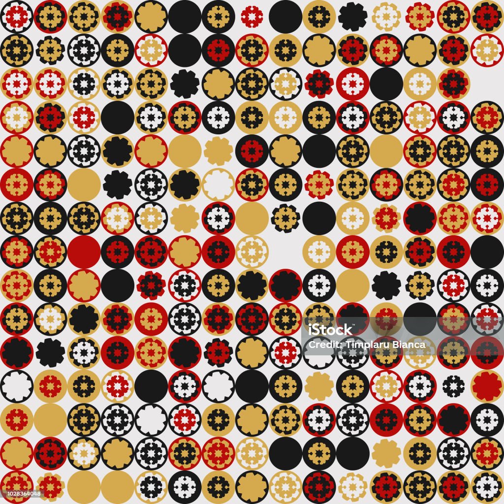Beautiful Pattern Design Using Two Shapes Beautiful Geometric Pattern Design Stock Illustration - Download Image ...