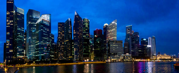 istock Financial District in Singapore 1028386012