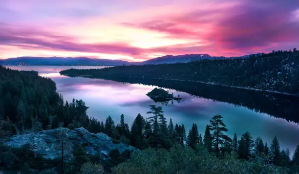 Emerald Lake Sunrise, Lake Tahoe, CA