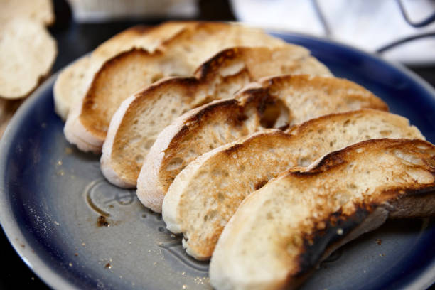 istock Preparation of avocado white bread 1028387936