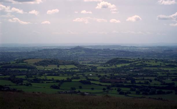 istock Views from Deer Leap in Somerset, England 1028397102