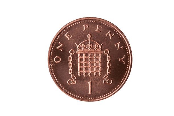 nowa moneta pence'a - royal bank of scotland zdjęcia i obrazy z banku zdjęć