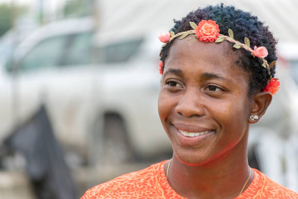 ямайская спортсменка шелли энн фрейзер прайс - catherine i стоковые фото и изображения