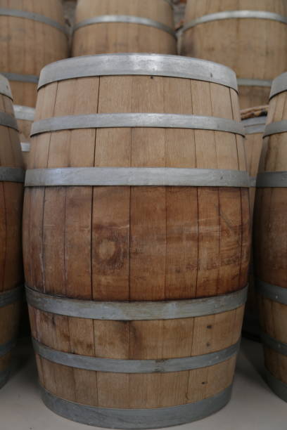 istock cellar for wine, beer run, and whiskey barrels 1028424614