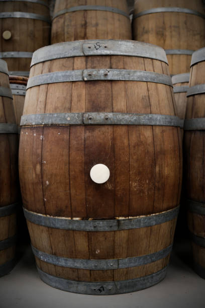 istock cellar for wine, beer run, and whiskey barrels 1028424622
